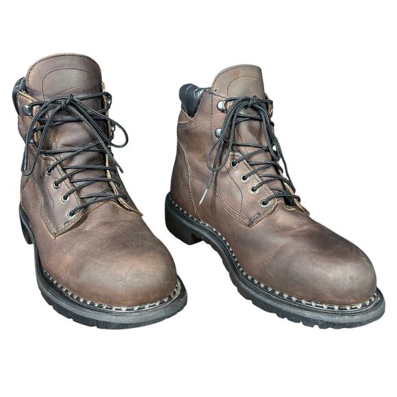 Red Wing 2206 Supersole 6” Brown Waterproof Steel Toe Boot Size 10.5 D main image 8